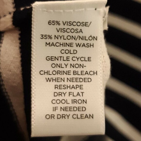 Loft Womens Striped Stretchy Knit Top Small - Picture 5 of 5